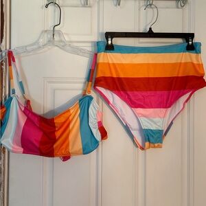 Women’s Rainbow Bikini Size XL